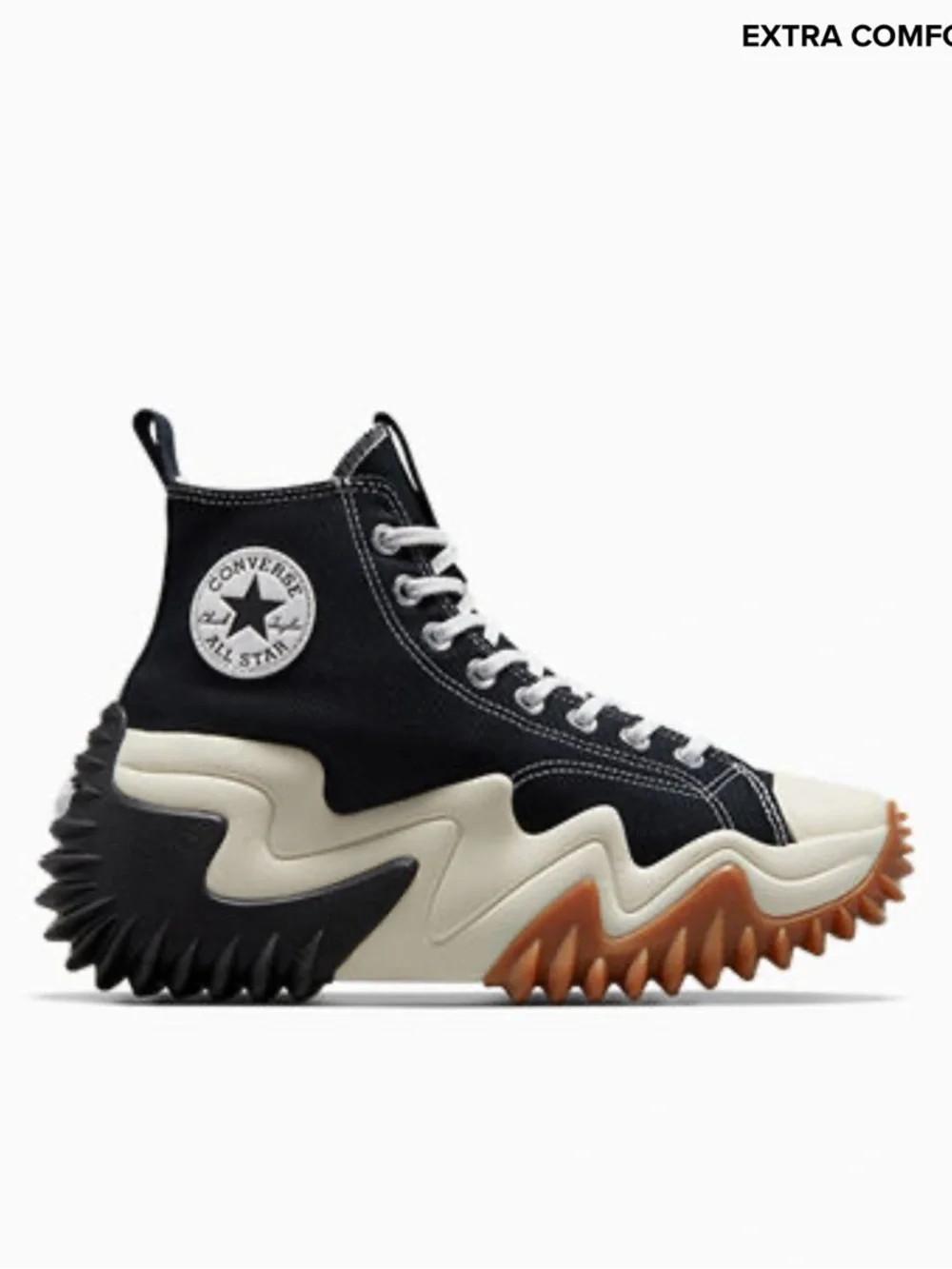 Converse Run Star Motion High Top - Black, Cream & Gum - Picture 1 of 6